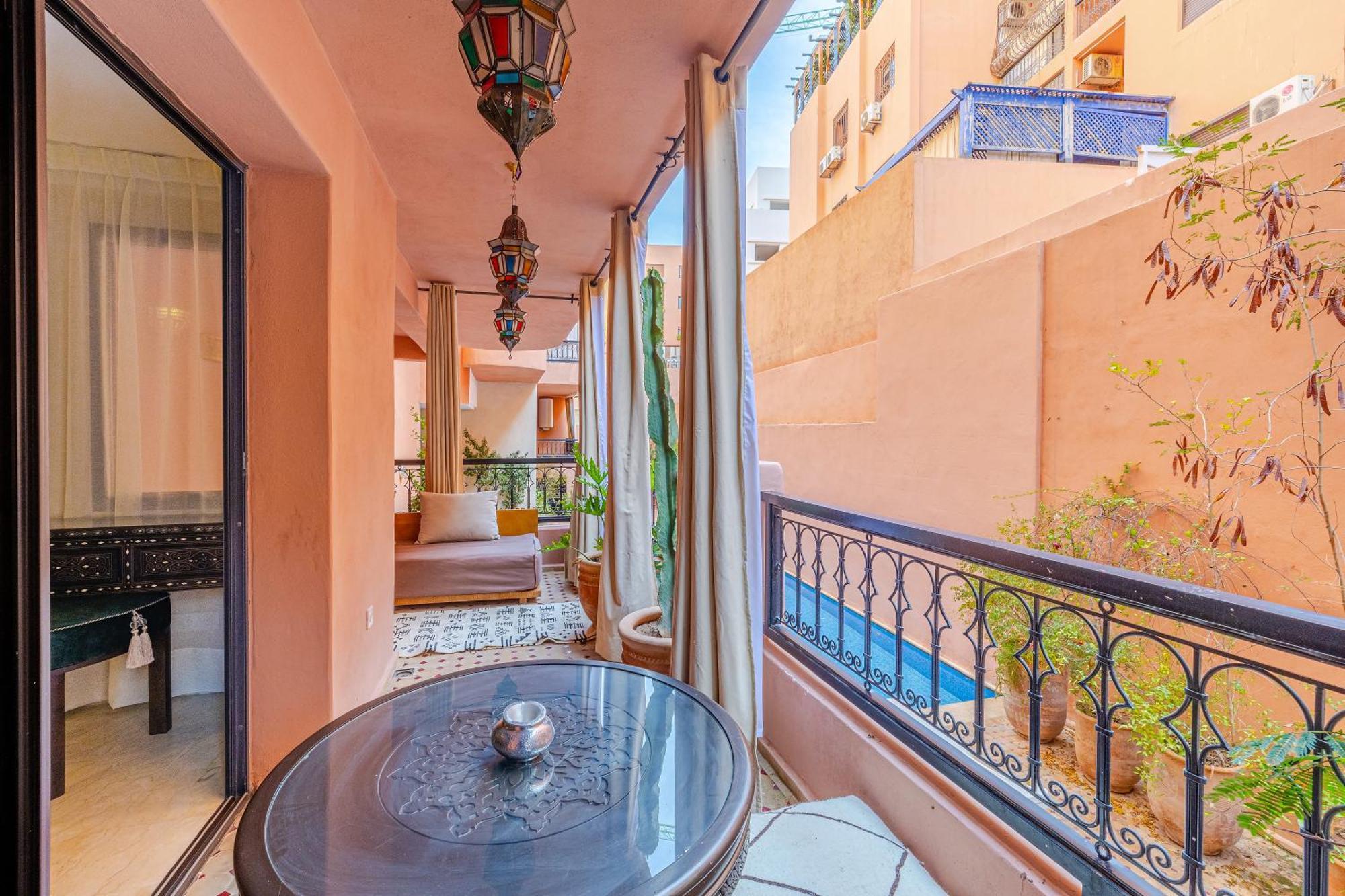 Appartement Moderne En City Center Marrakech-Gueliz Marrakesz Zewnętrze zdjęcie