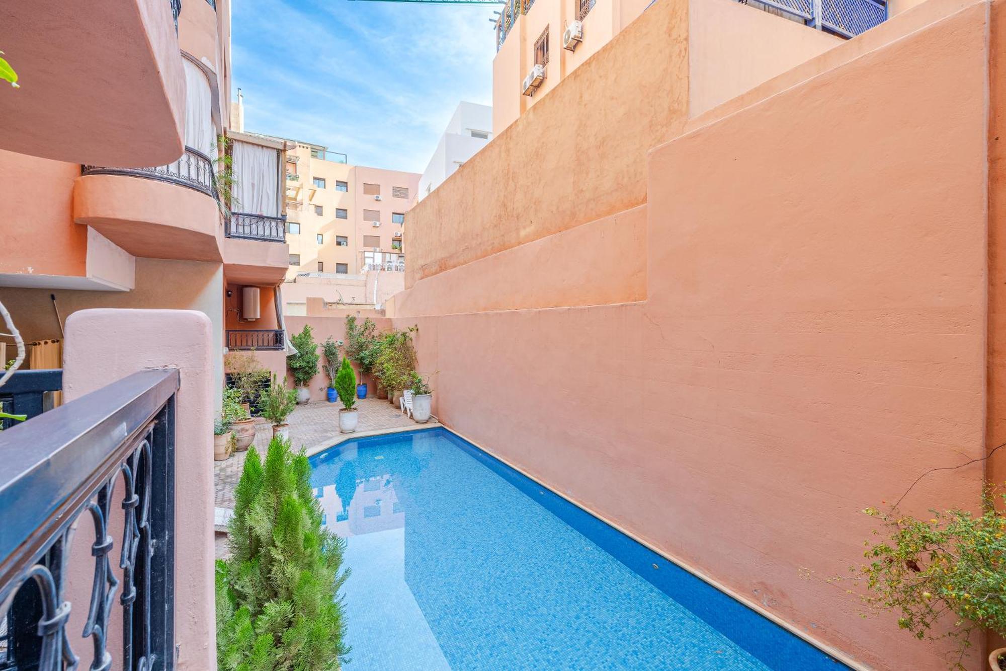Appartement Moderne En City Center Marrakech-Gueliz Marrakesz Zewnętrze zdjęcie